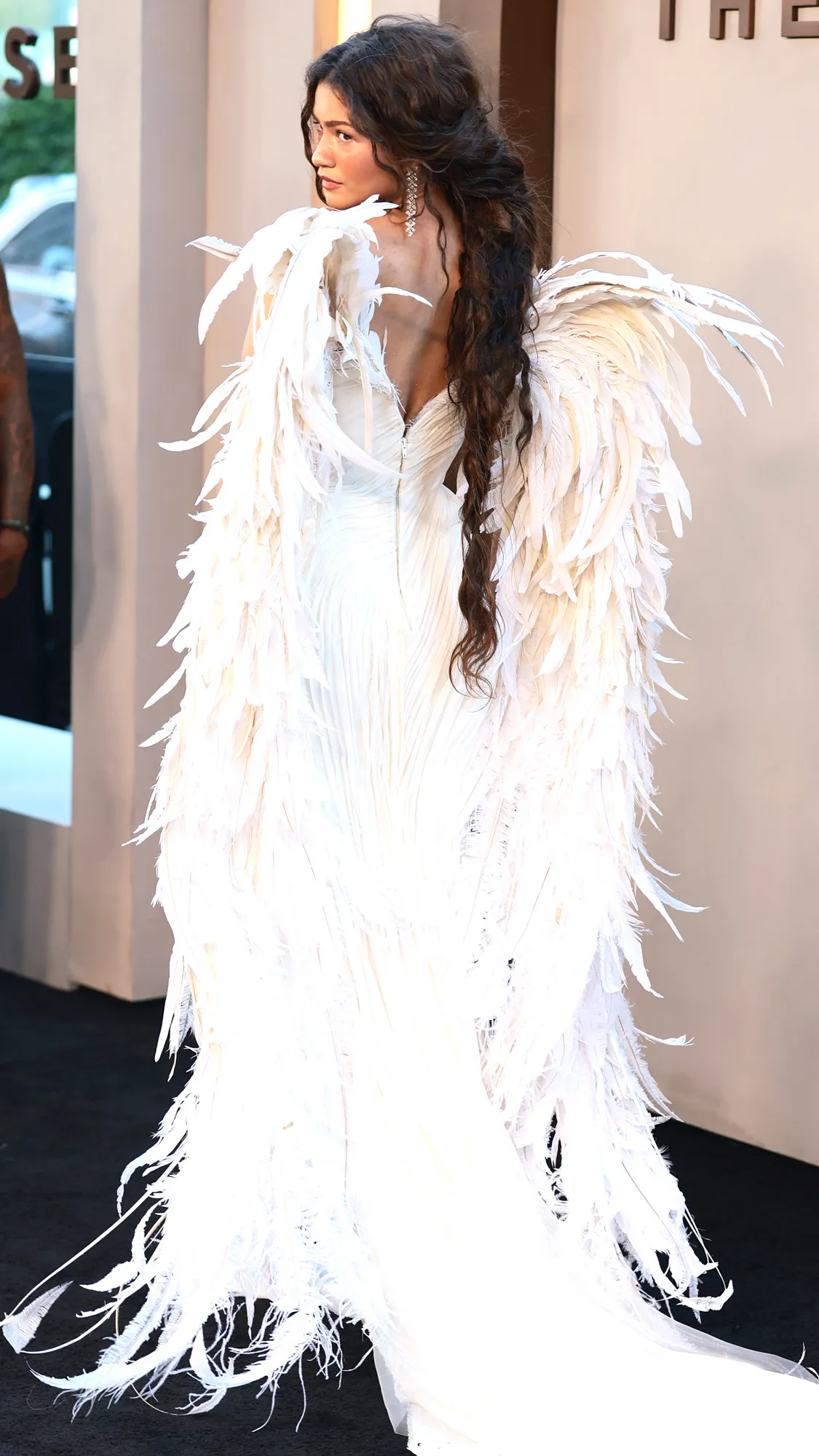 Zendaya participa da estreia em Nova York de "A Odisseia", apresentada pela Universal Pictures, em 14 de julho de 2026, na cidade de Nova York